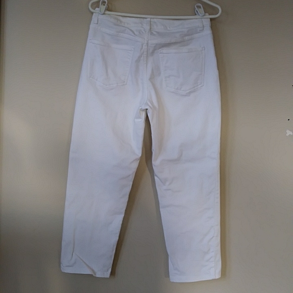 Talbots Curvy Slenderizing Jeans 6 White - Picture 10 of 16